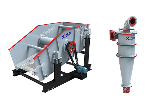 Vibrating screens and hydrocyclone.jpg Vibrating screens and hydrocyclone.jpg